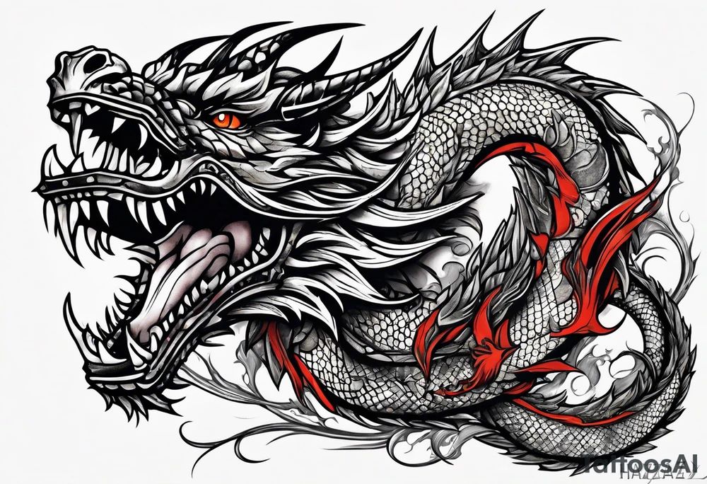 Dragon tattoo idea