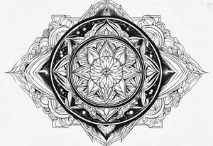 Celestial tattoo idea