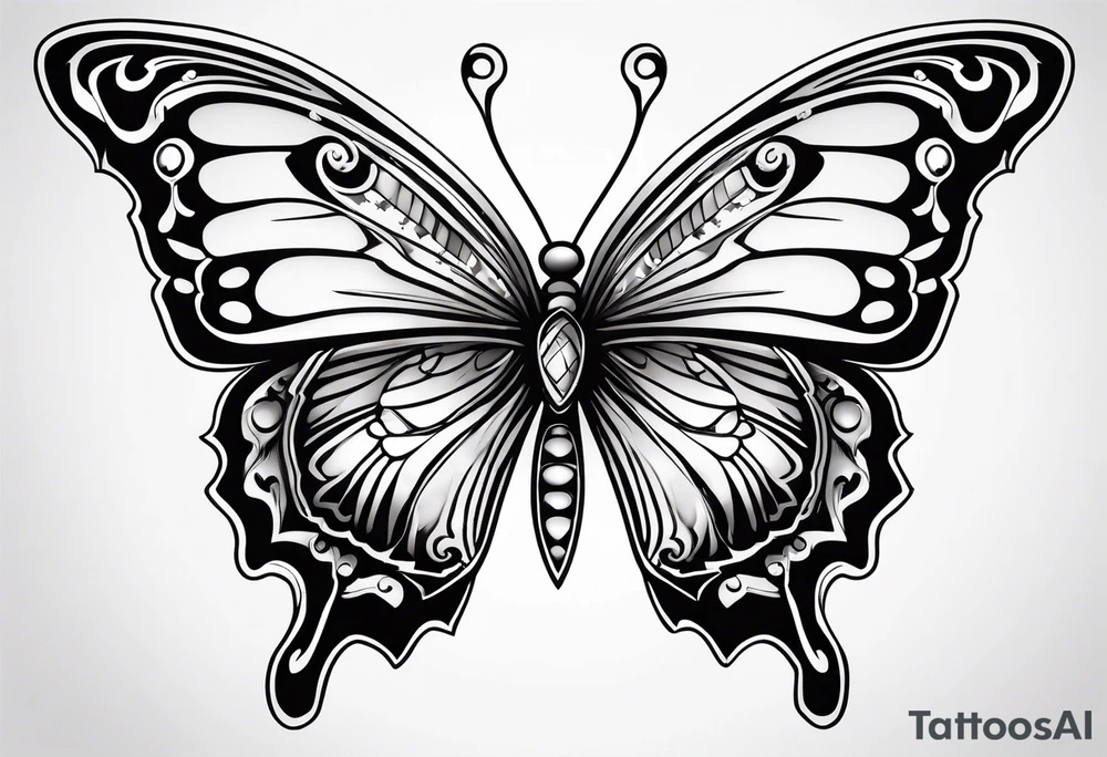 butterfly tattoo idea