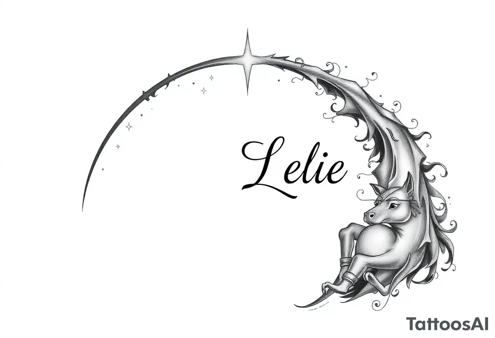 Liviana 
Noélie 
ces noms 
sous un arc en ciel pas fini tattoo idea