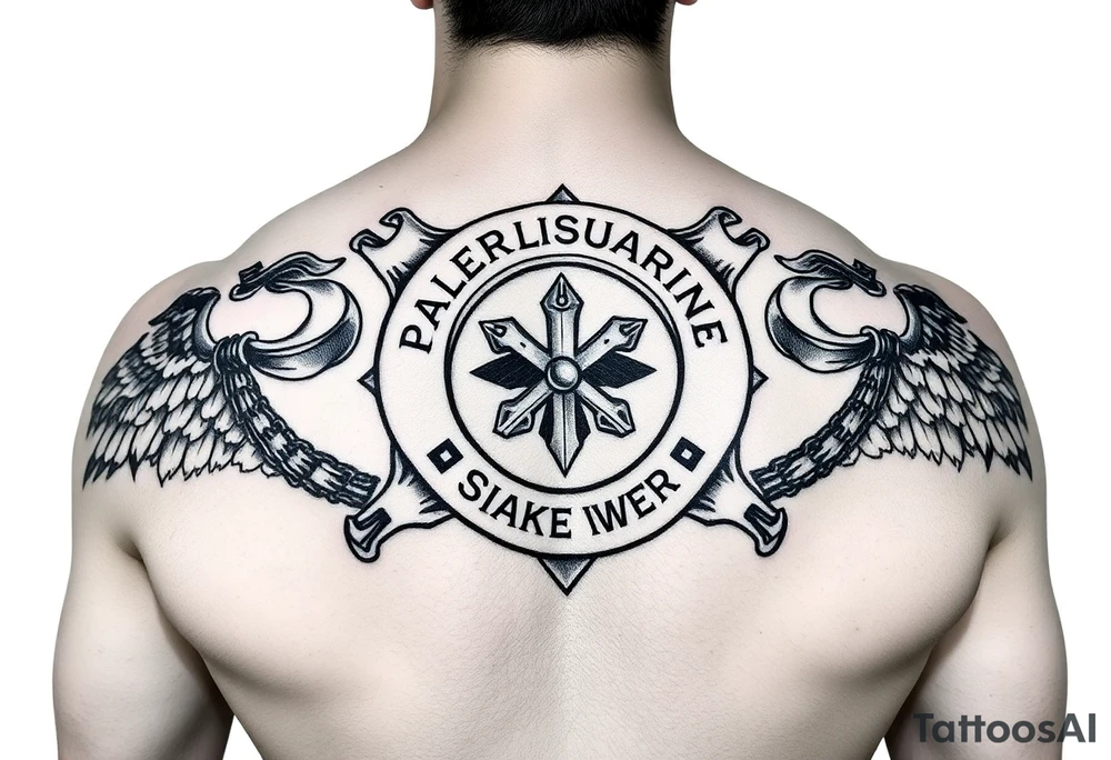 Coast guard daughter hero strength protection tattoo idea