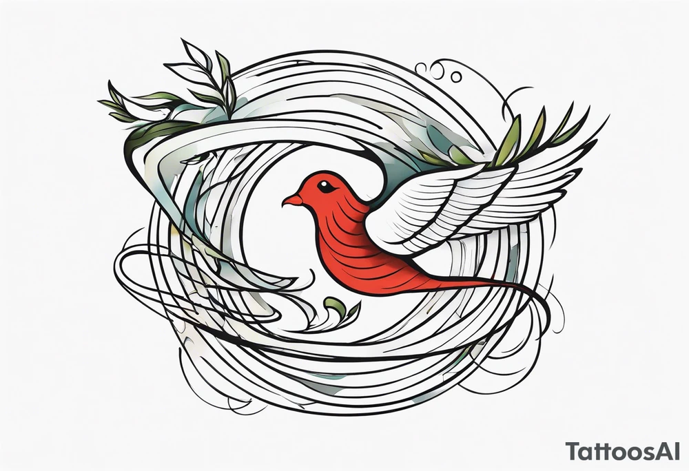 A Snake and a dove with “Matthew 10:16” included tattoo idea