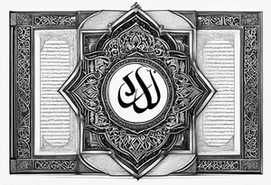 Quran book tattoo tattoo idea