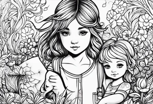 i have a little girl named tilly and boy named Weston i want a tattoo that would represent both of them tattoo idea