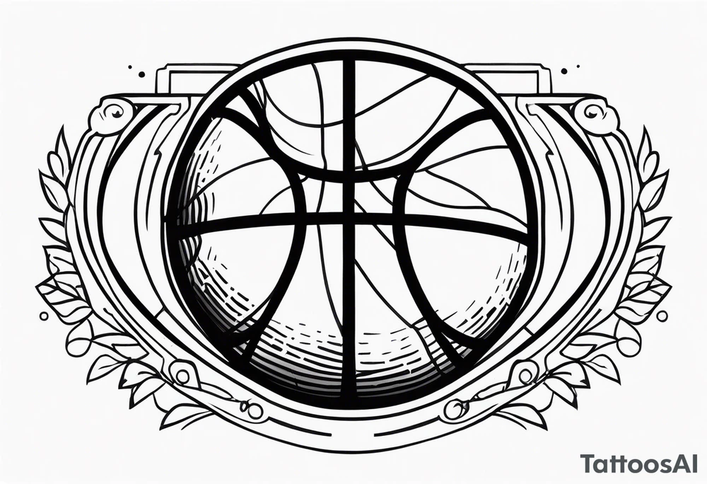 Basketball tattoo idea