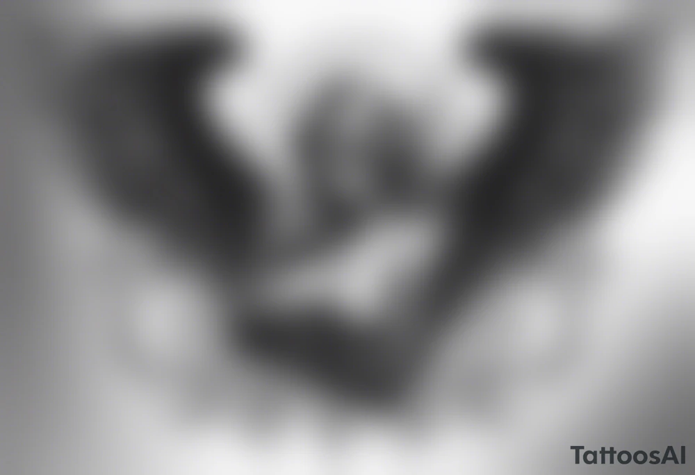 fallen angel tattoo idea