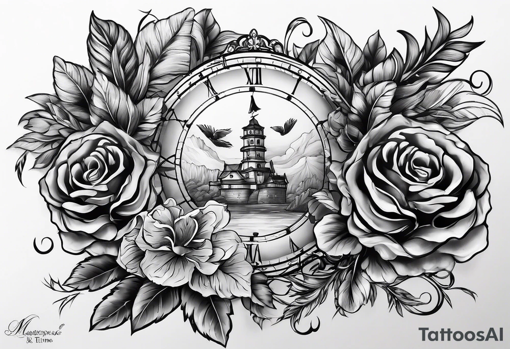 An ink and quill from colonial time tattoo idea