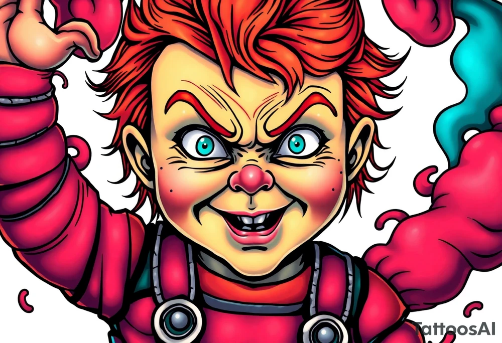 chucky tattoo idea