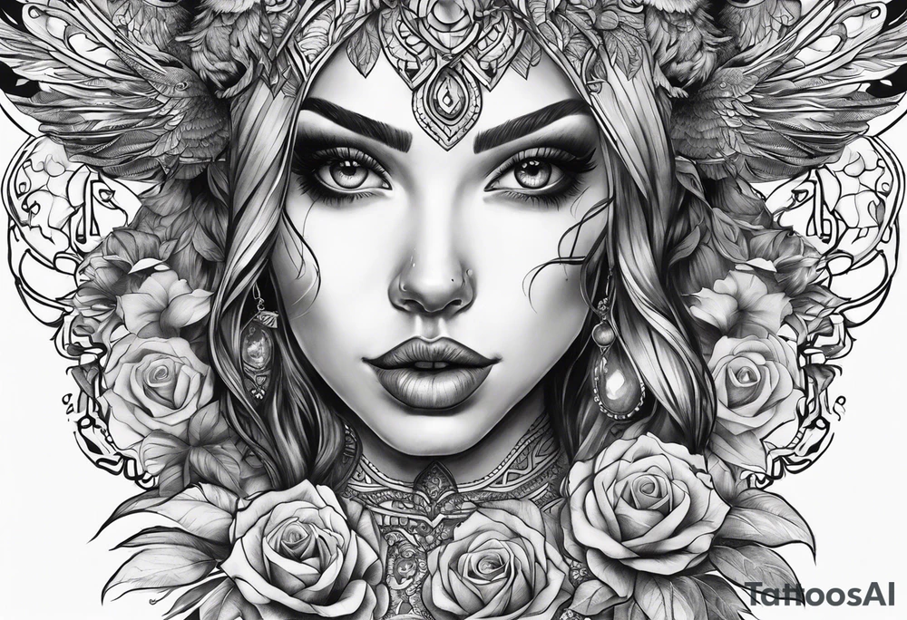 Scary tattoo idea