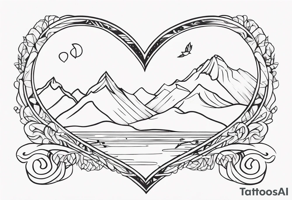 KASS written with heart tattoo idea