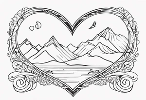 KASS written with heart tattoo idea