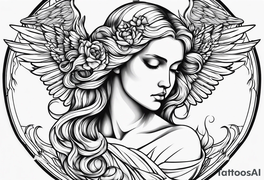 I saw the angel in the marble and carved until I set her free tattoo idea