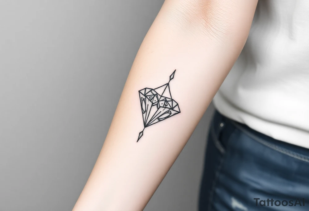 diamond tattoo idea