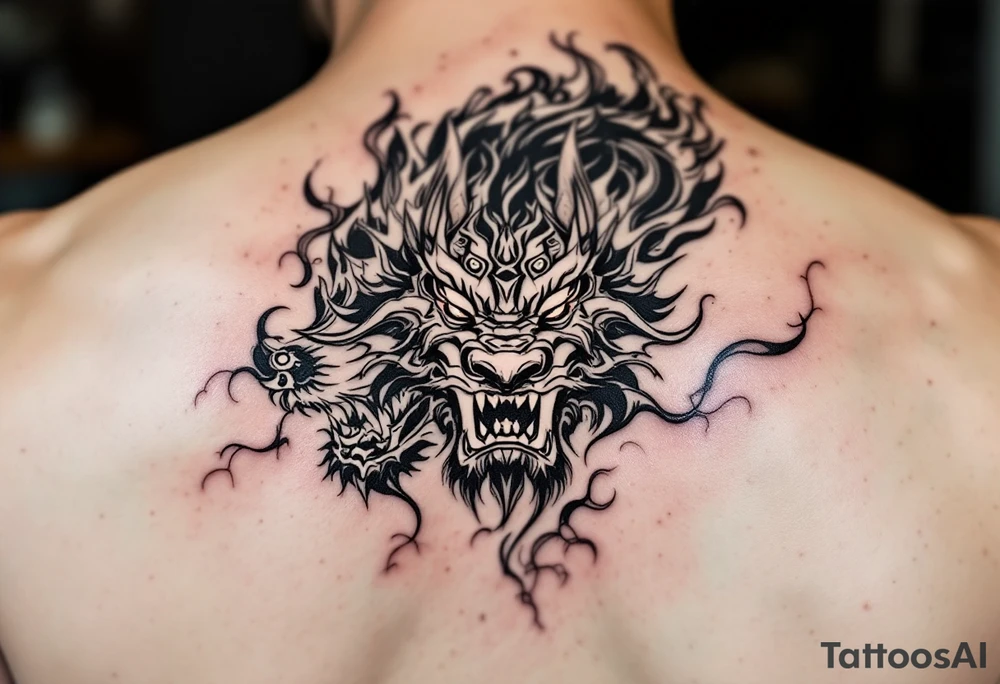 Foo dog tattoo idea
