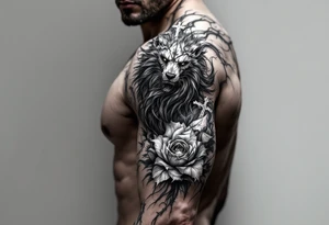 Kalia tattoo with a name "veronesi" with a cross tattoo idea