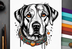Celebrates my dog Clementine tattoo idea