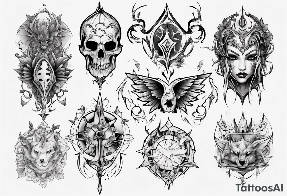 Fantasy tattoo idea