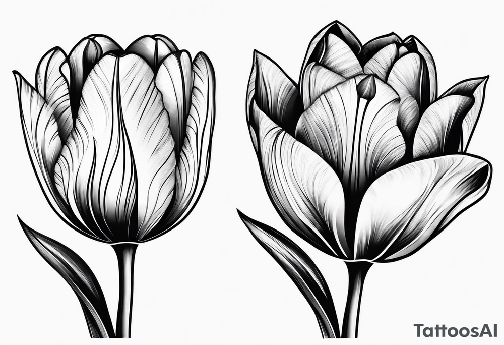 tulip tattoo idea