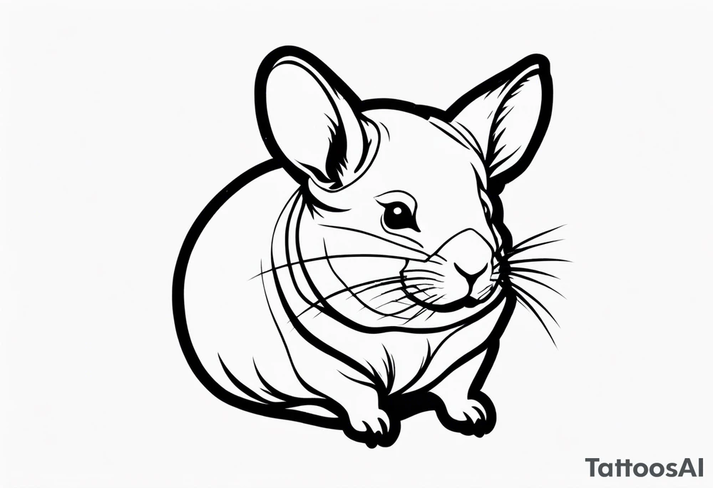 Chinchilla tattoo idea