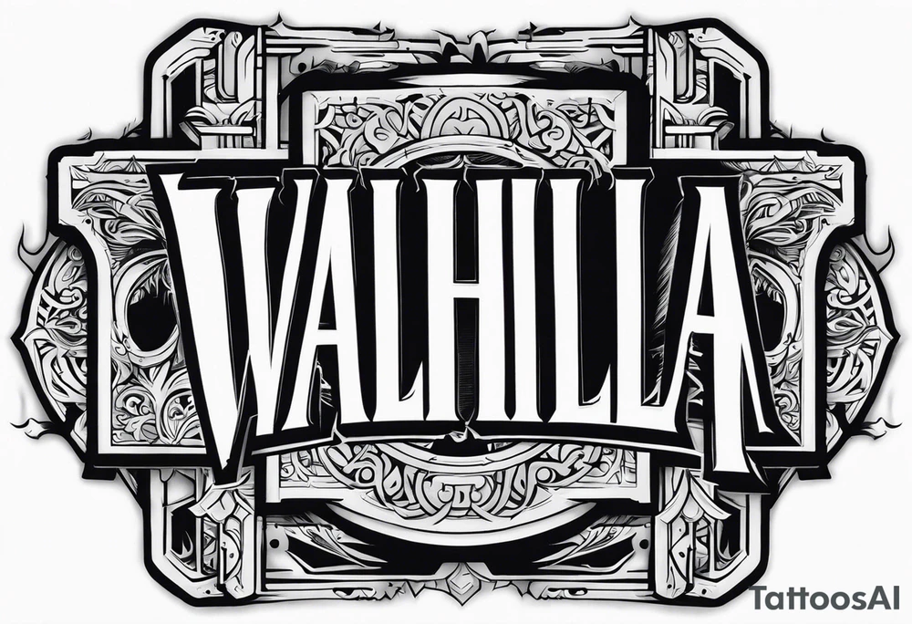 Valhalla 
 mist pillars tattoo idea