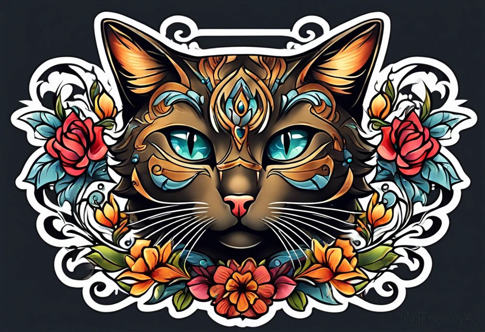 Cat tattoo idea