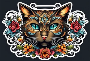 Cat tattoo idea