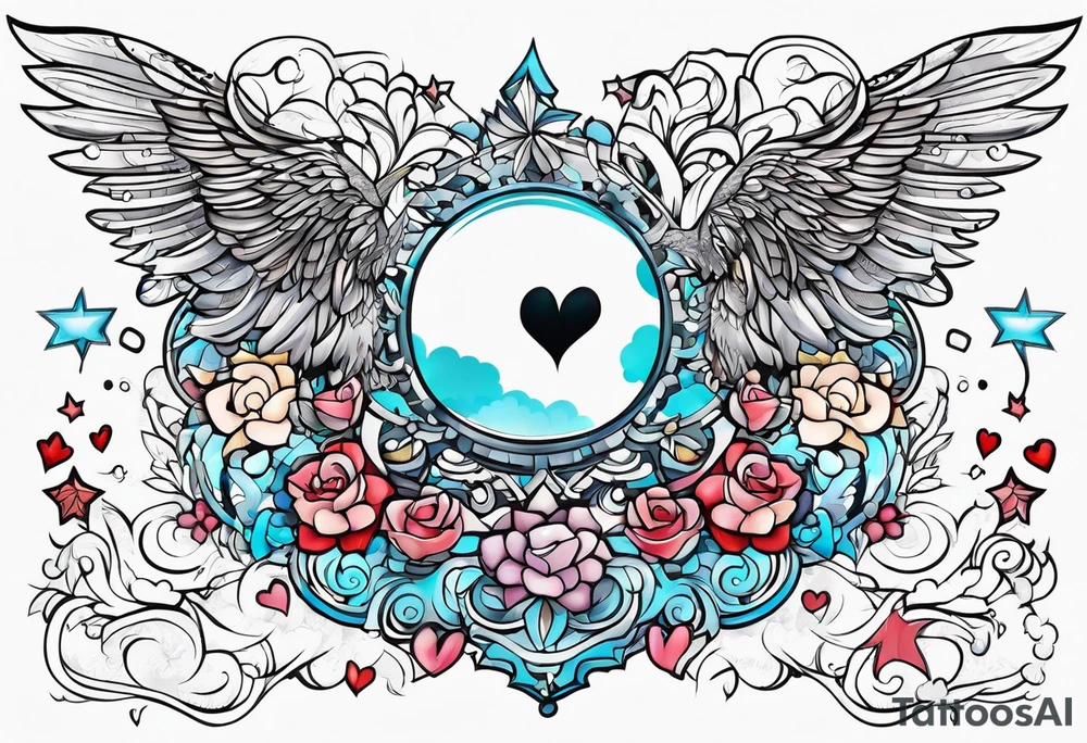 i love you big as the sky tattoo idea