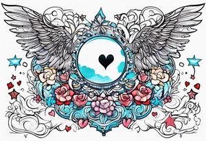 i love you big as the sky tattoo idea