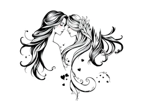 mother of 3 girls tattoo idea