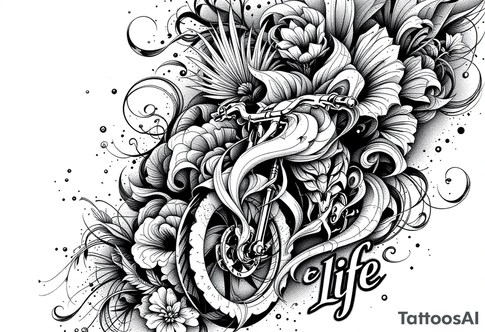 Bikelife tattoo tattoo idea