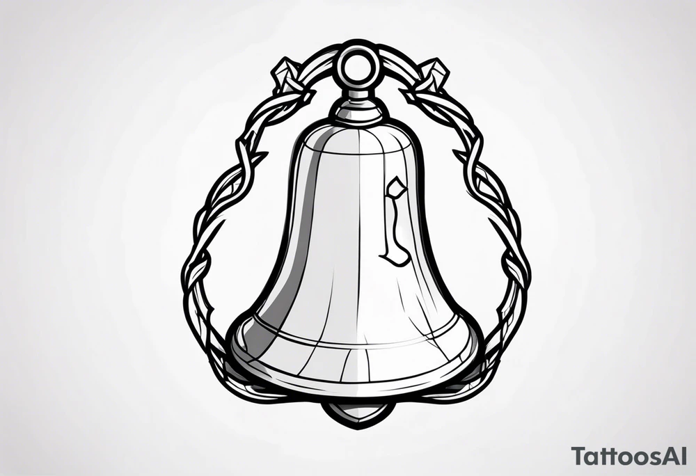 cracked bell tattoo idea