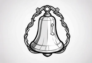 cracked bell tattoo idea