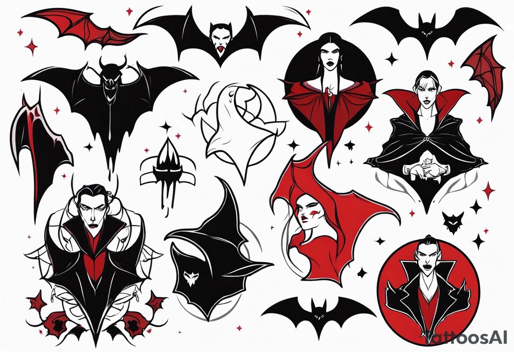 Vampire tattoo design tattoo idea