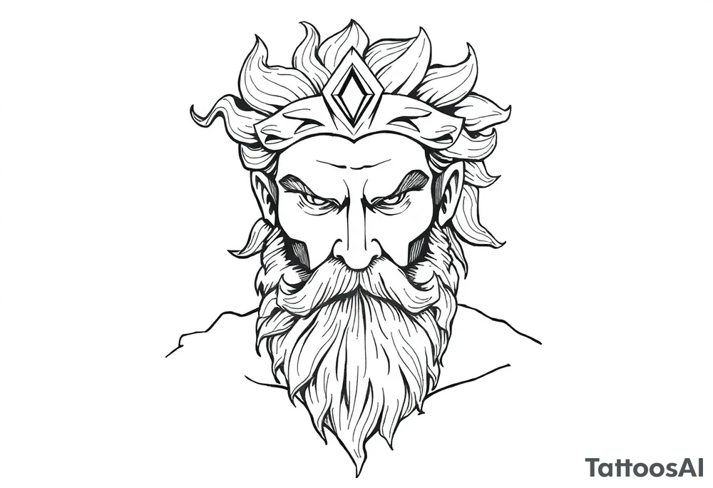 GREEK GOD tattoo idea