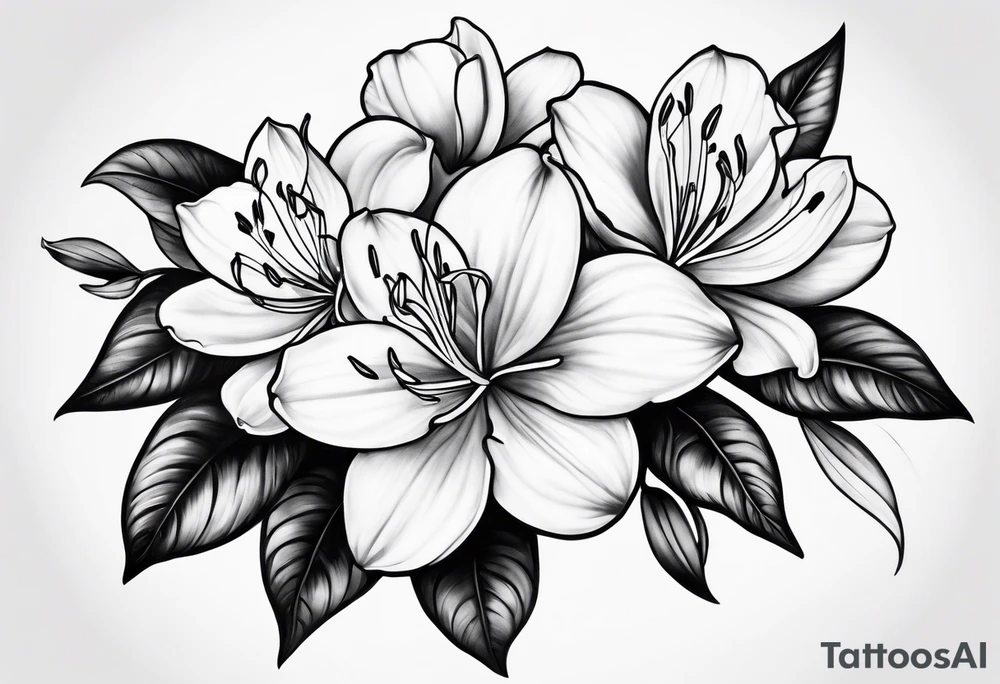 Azalea tattoo idea