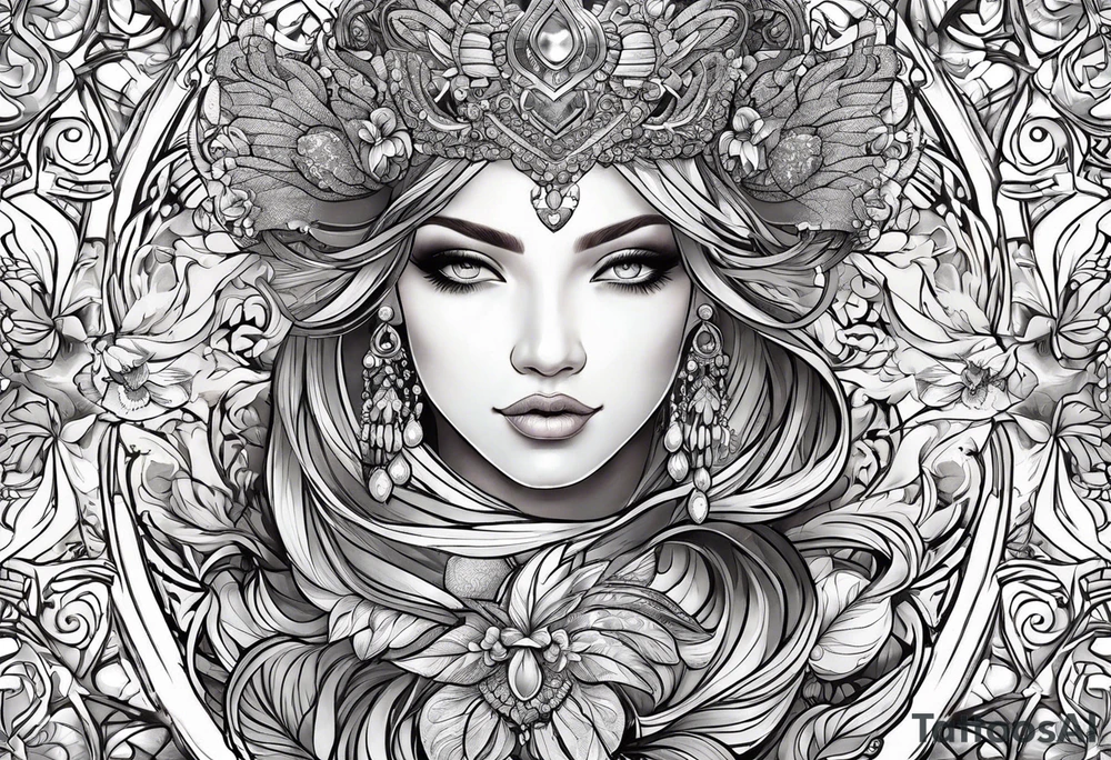filigree tattoo idea
