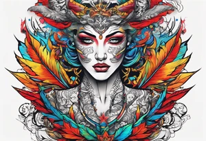 Front neck tattoo being ejecting from the skin, symbolizing the freedom from censorship. tattoo idea