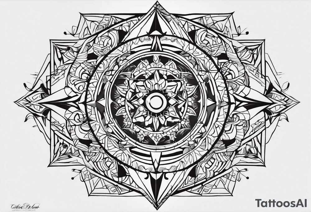 Тату стиле фар край 3 с логотипами игр tattoo idea
