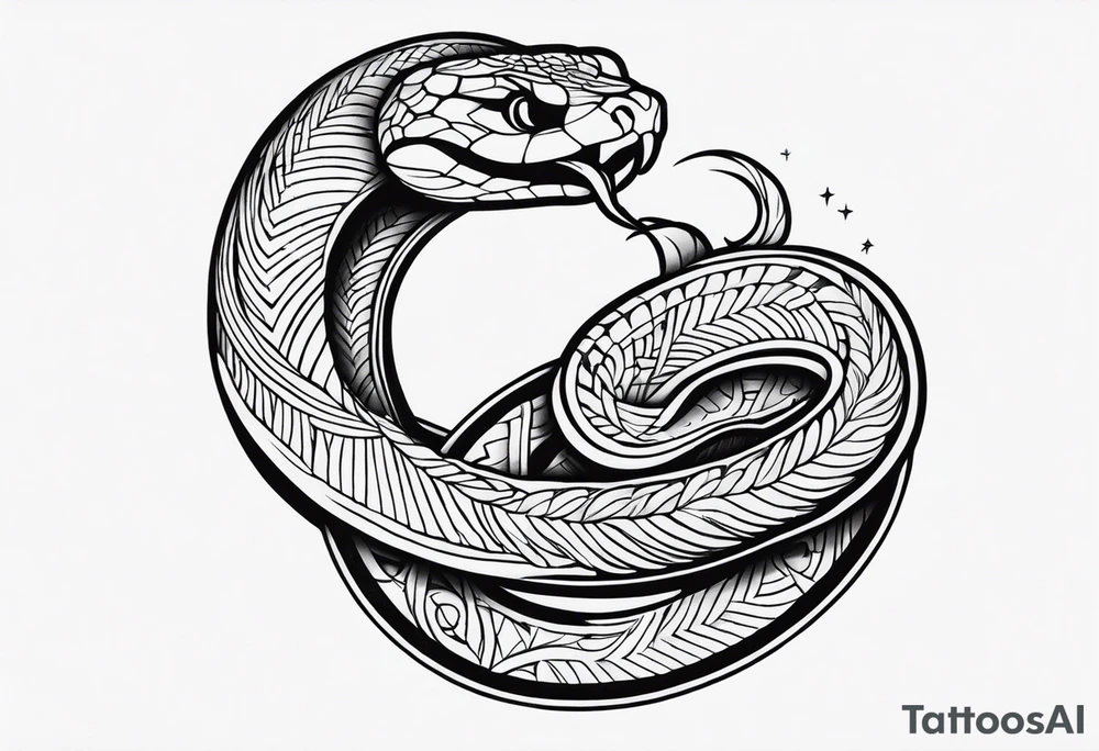 Biblical, snake tattoo idea