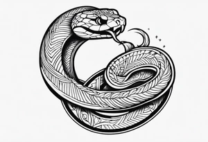 Biblical, snake tattoo idea