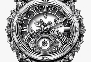 Taschenuhr tattoo idea