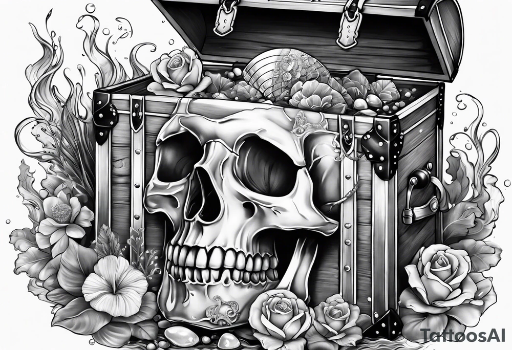 Full treasure chest
Feminine
Underwater tattoo idea