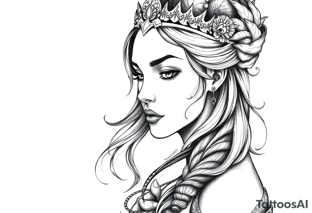 Strong, queen, warrior, survivor tattoo idea