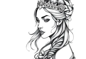 Strong, queen, warrior, survivor tattoo idea