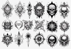 Dark Fantasy tattoo idea