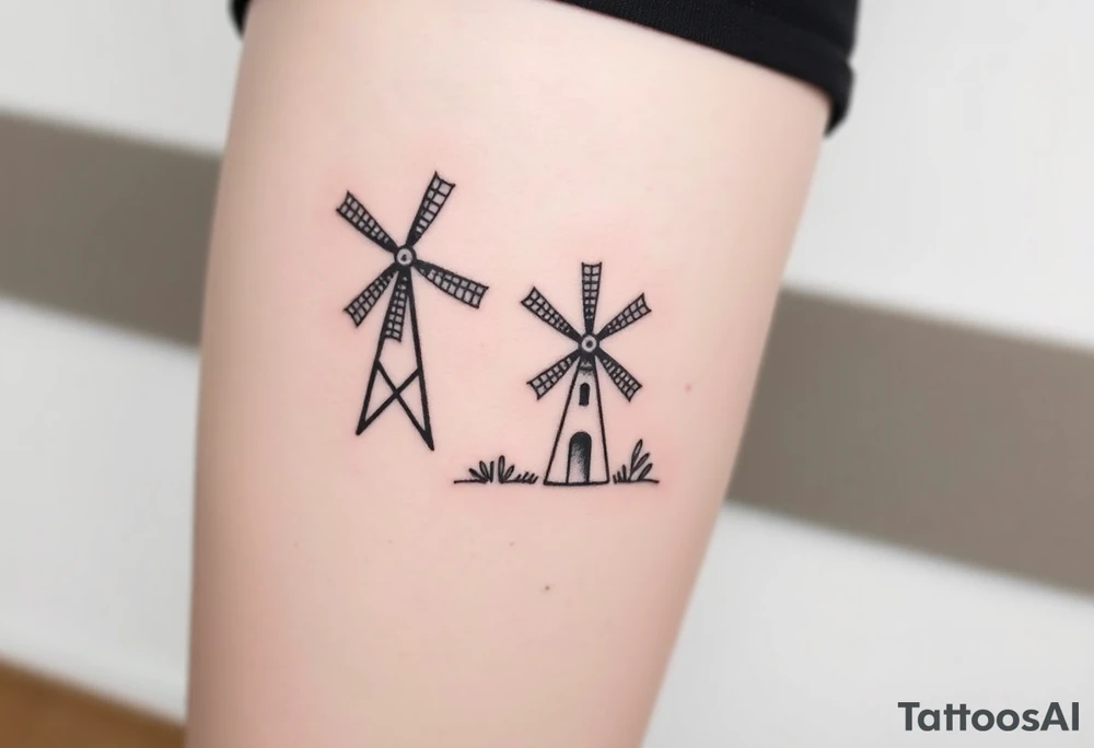 Windmill tattoo idea