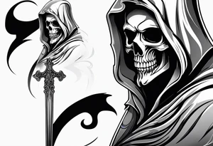 GRIM REAPER
WITH SMOKE tattoo idea