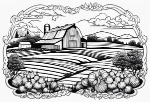 farms tattoo idea