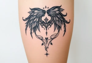 Tarot, the lovers ,witchy, Norse ,runes tattoo idea