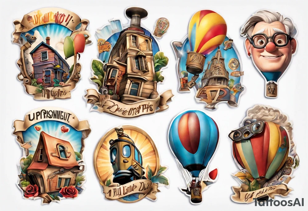 up! movie tattoo idea